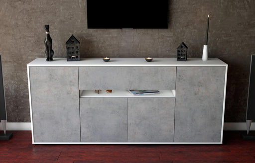 Sideboard Flavia, Beton (180x79x35cm)