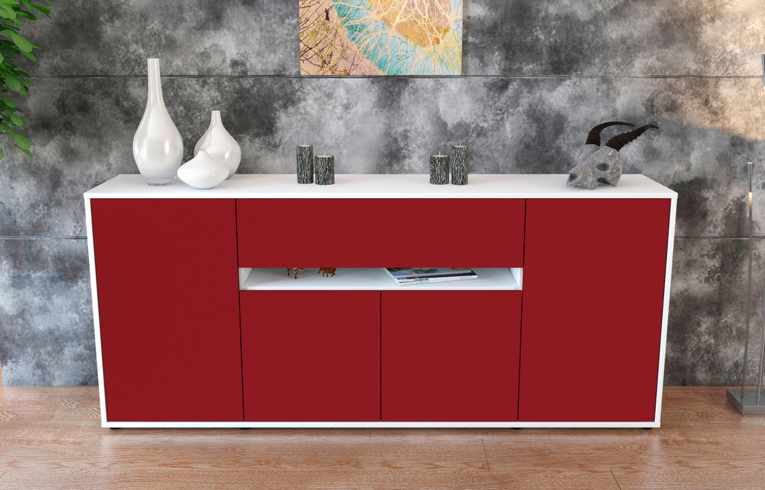 Sideboard Flavia, Bordeaux (180x79x35cm)