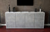 Sideboard Gemma, Beton (180x79x35cm)