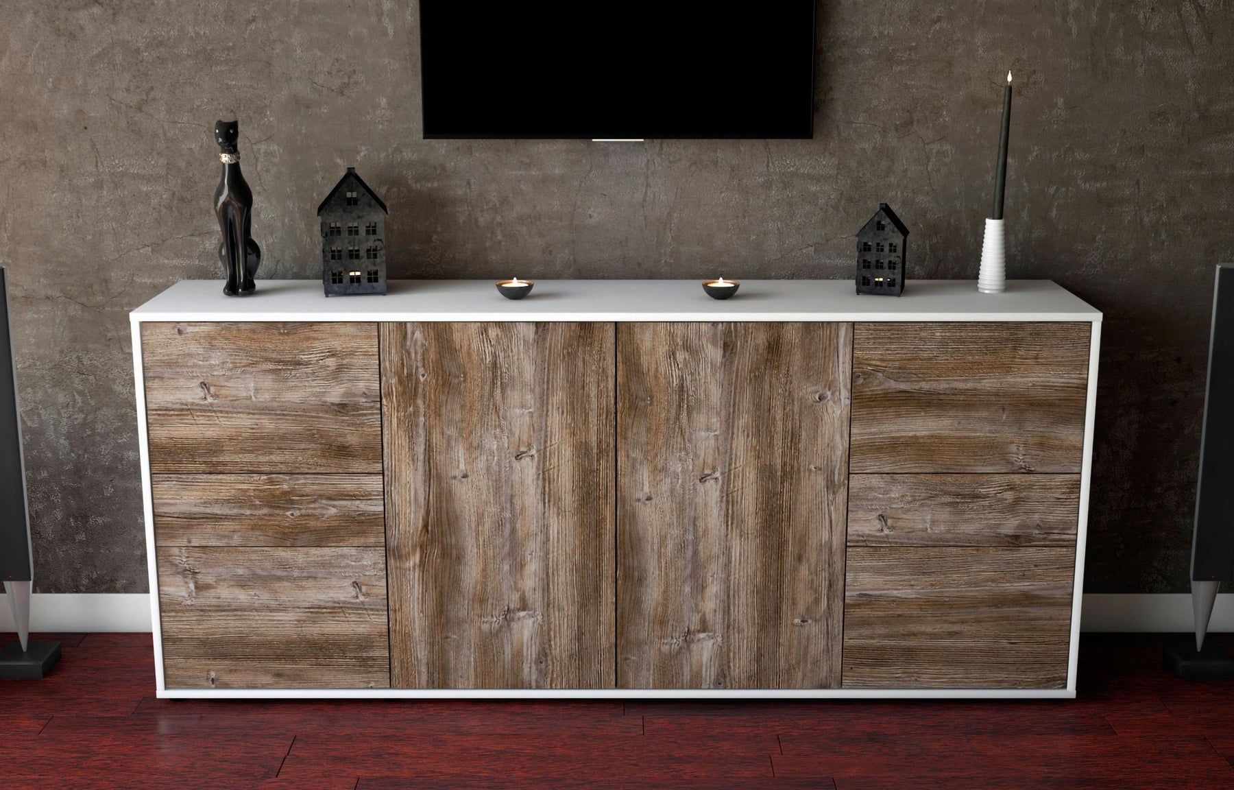 Sideboard Gemma, Treibholz (180x79x35cm)