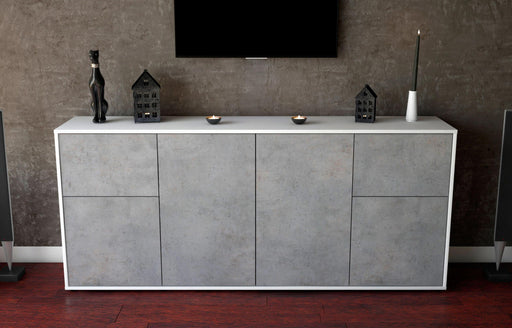 Sideboard Georgina, Beton (180x79x35cm)