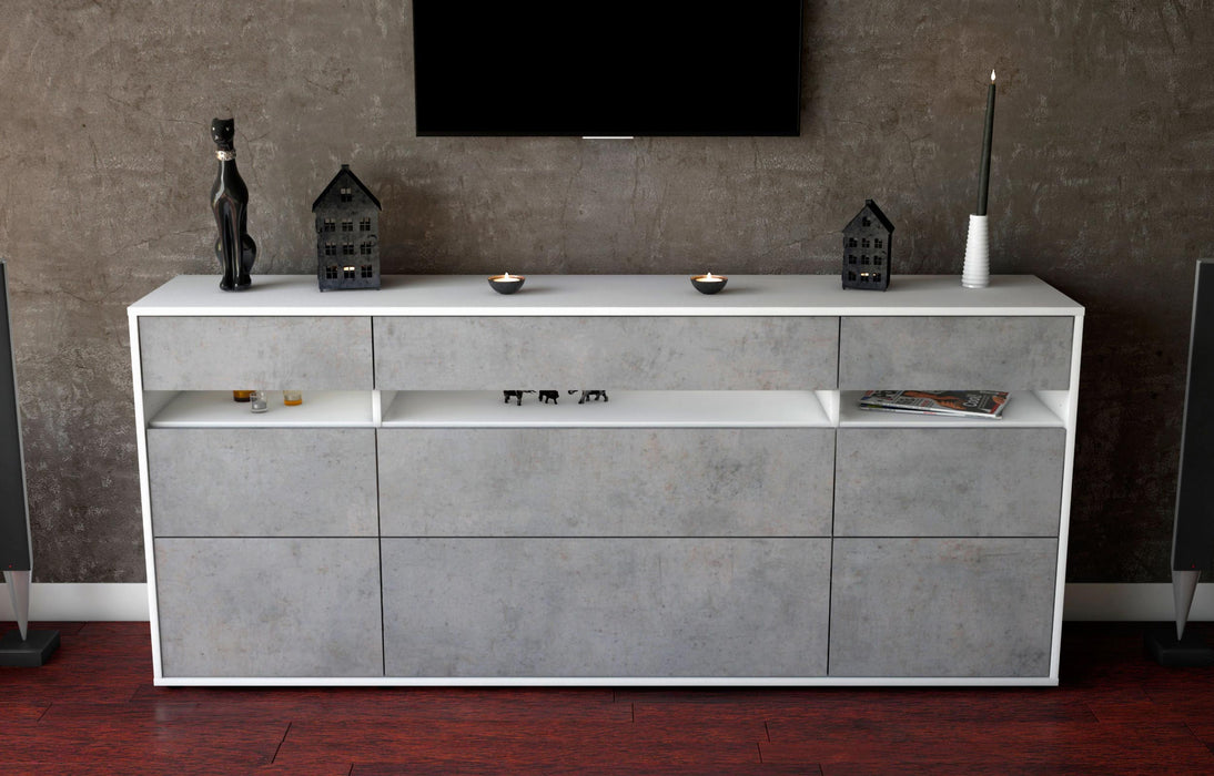 Sideboard Giada, Beton (180x79x35cm)