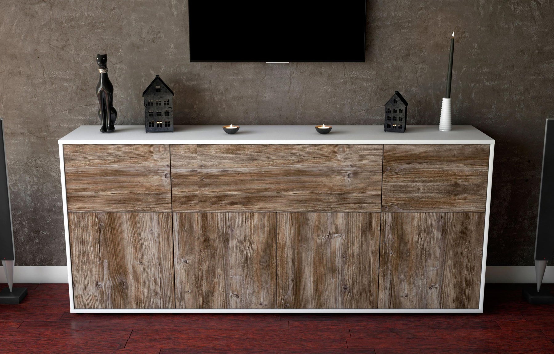 Sideboard Gianna, Treibholz (180x79x35cm)