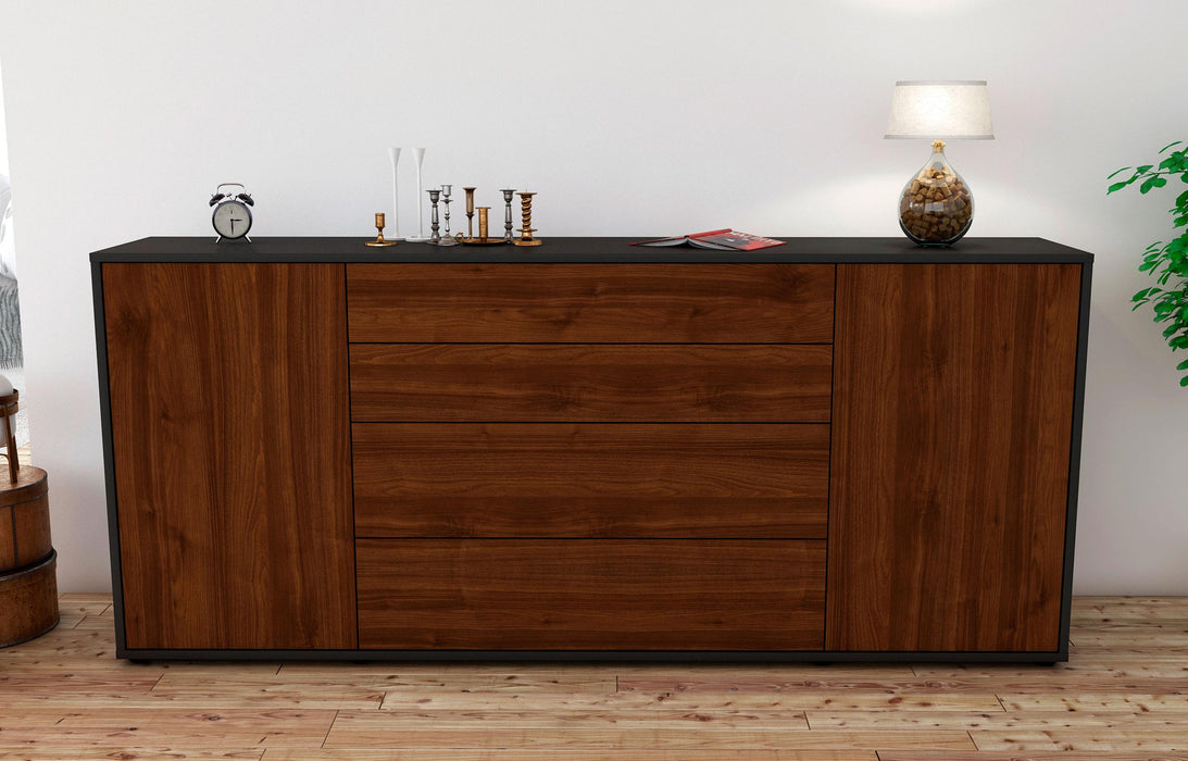 Sideboard Elettra, Walnuss (180x79x35cm)