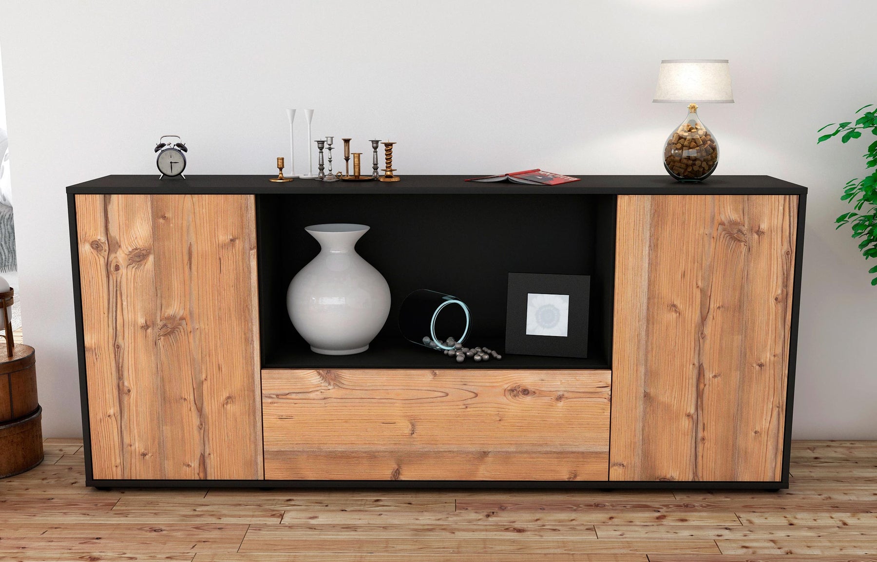 Sideboard Ella, Pinie (180x79x35cm)