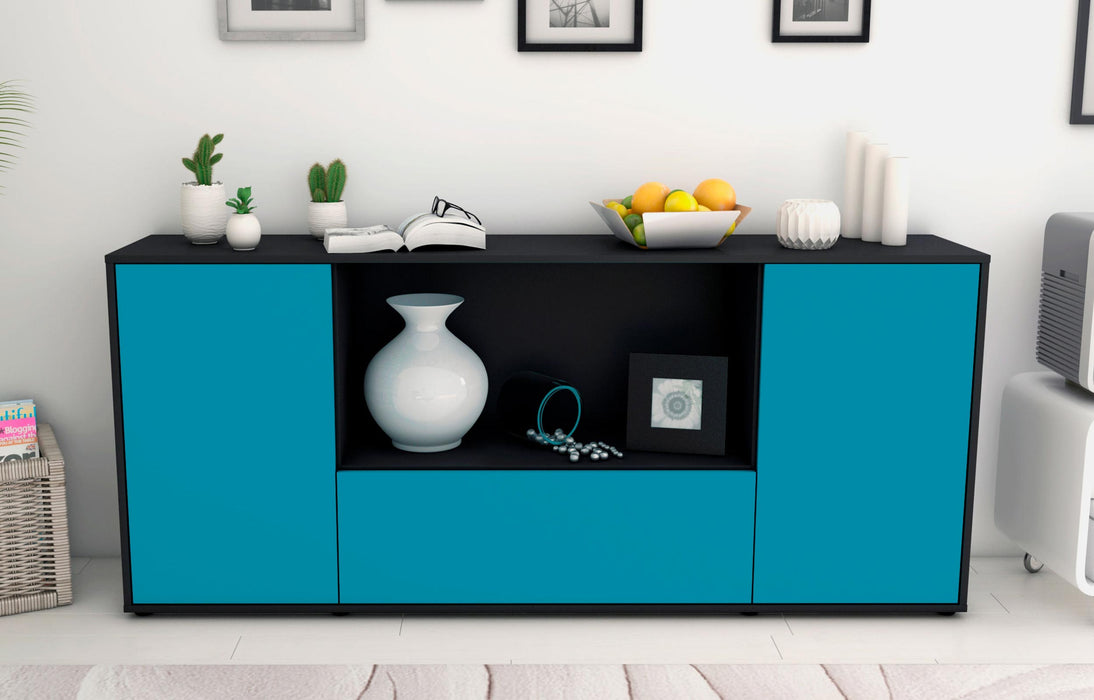 Sideboard Ella, Türkis (180x79x35cm)