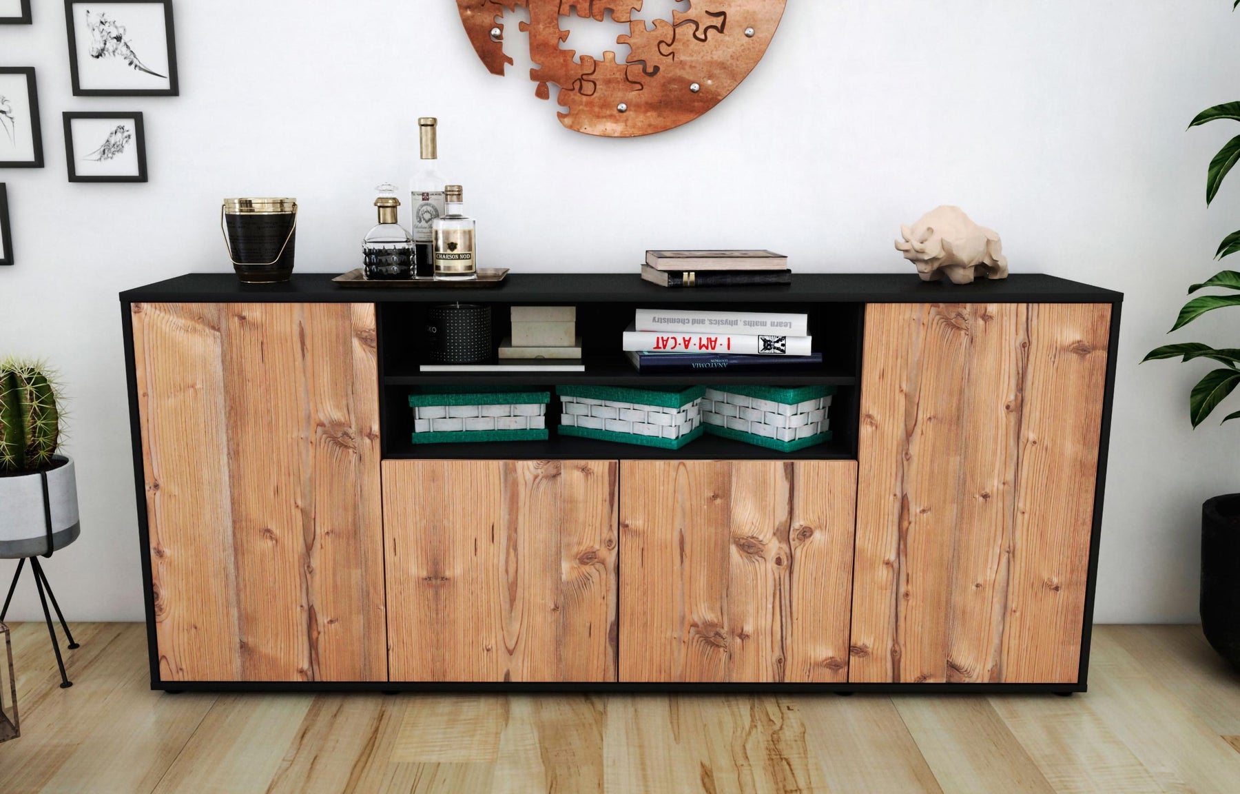 Sideboard Elsita, Pinie (180x79x35cm)