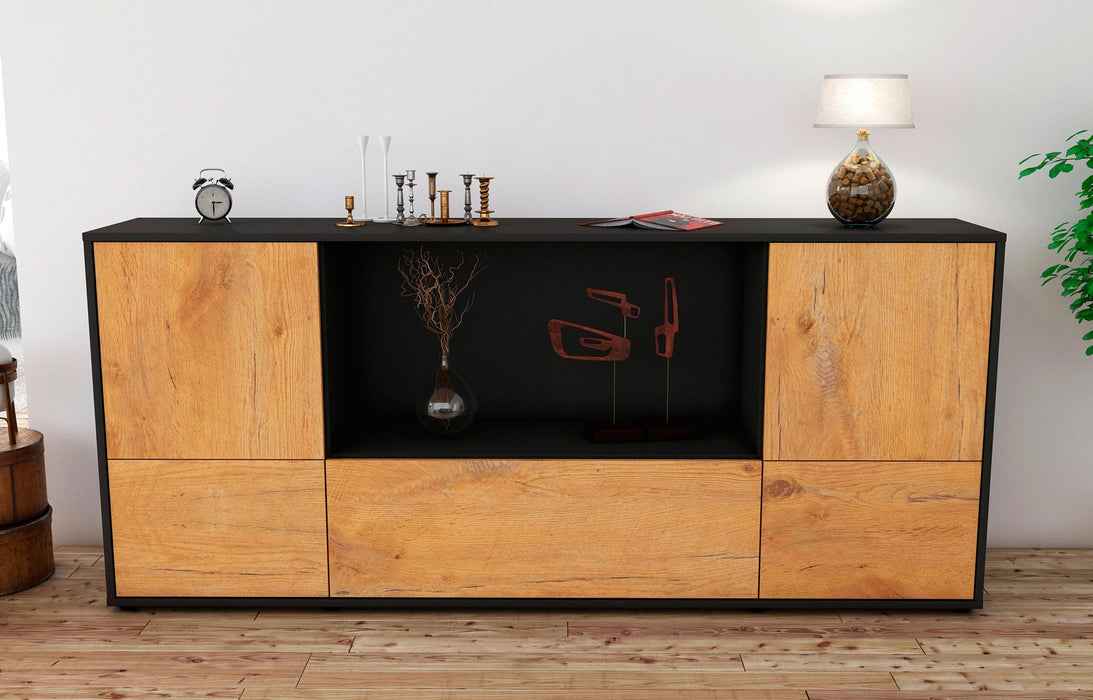 Sideboard Elvezia, Eiche (180x79x35cm)