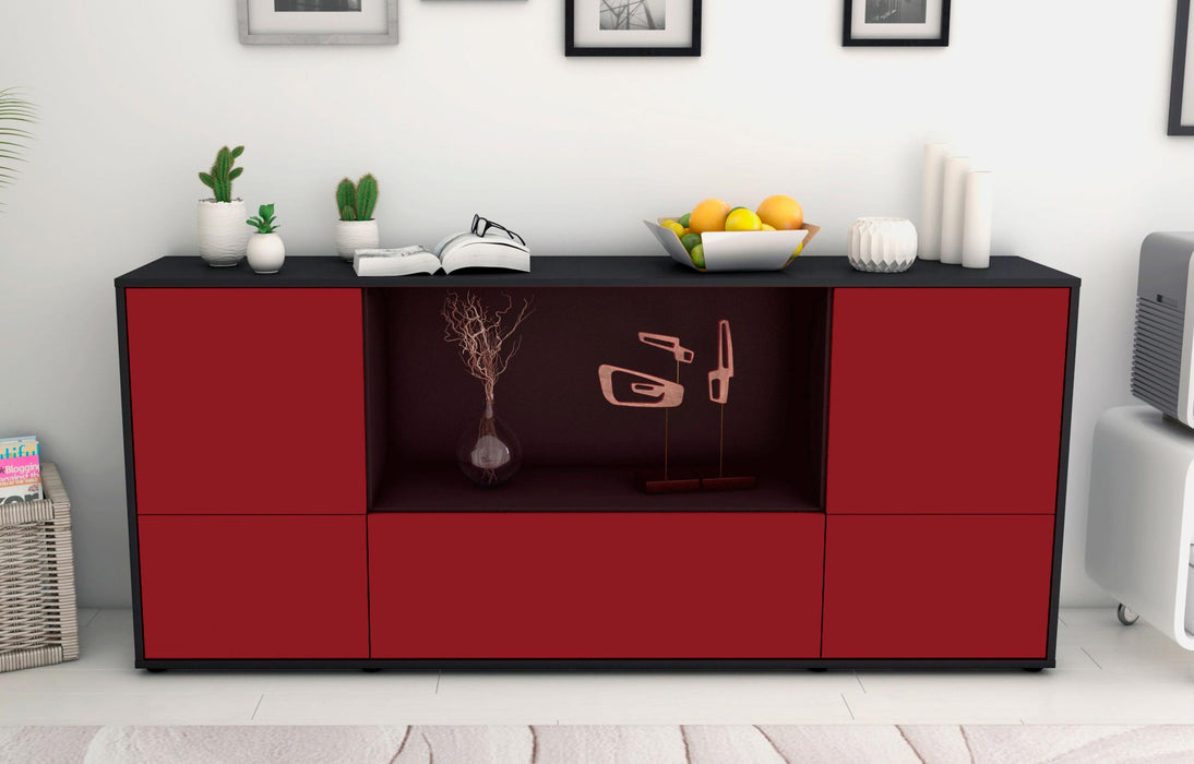 Sideboard Elvezia, Bordeaux (180x79x35cm)