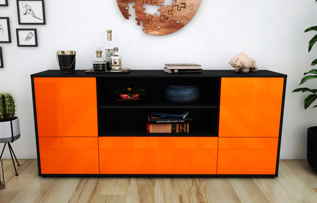 Sideboard Emanuela, Orange (180x79x35cm)