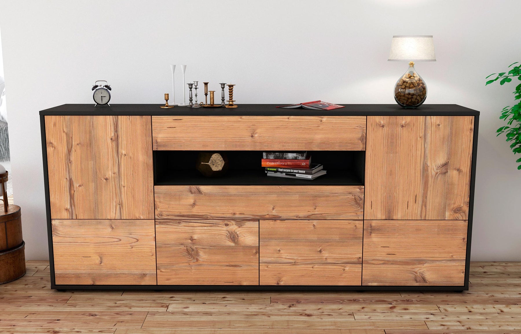 Sideboard Emely, Pinie (180x79x35cm)