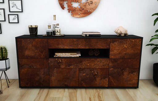 Sideboard Emerelda, Rost (180x79x35cm)