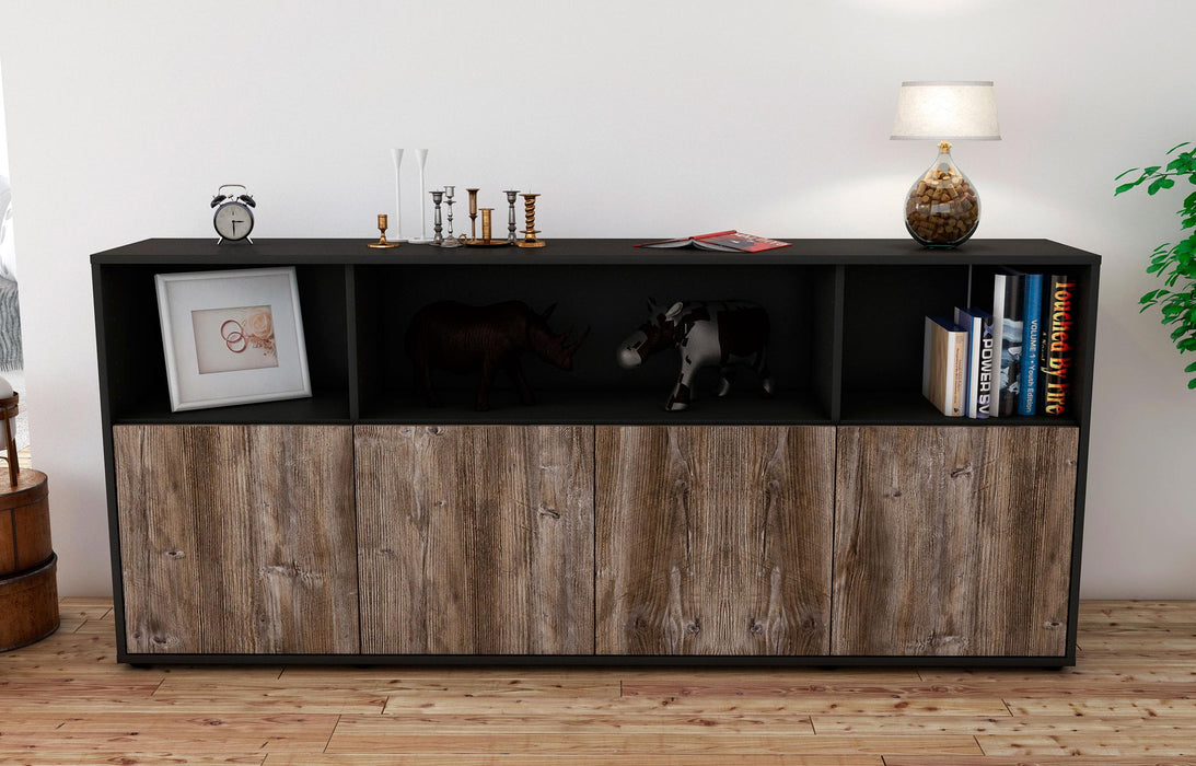 Sideboard Enrica, Treibholz (180x79x35cm)