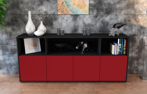 Sideboard Enrica, Bordeaux (180x79x35cm)