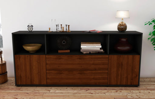 Sideboard Enza, Walnuss (180x79x35cm)