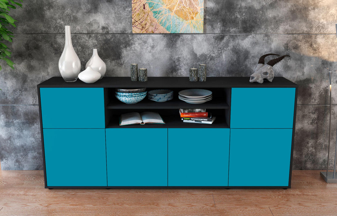 Sideboard Ermelina, Türkis (180x79x35cm)