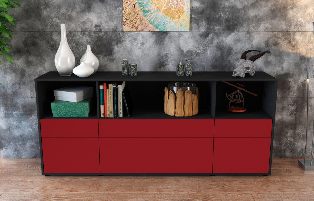 Sideboard Estella, Bordeaux (180x79x35cm)