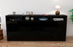 Sideboard Evelina, Schwarz (180x79x35cm)