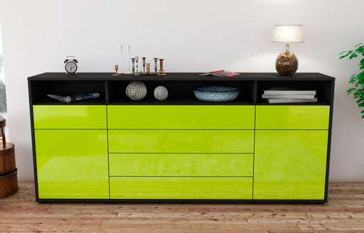 Sideboard Evelina, Grün (180x79x35cm)