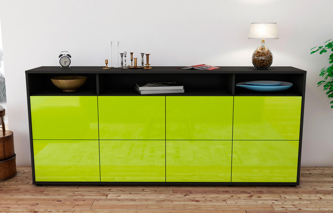 Sideboard Evita, Grün (180x79x35cm)