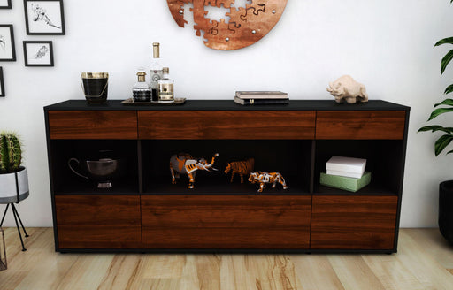 Sideboard Fabiana, Walnuss (180x79x35cm)