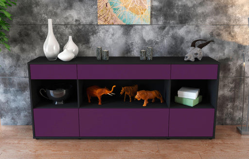 Sideboard Fabiana, Lila (180x79x35cm)