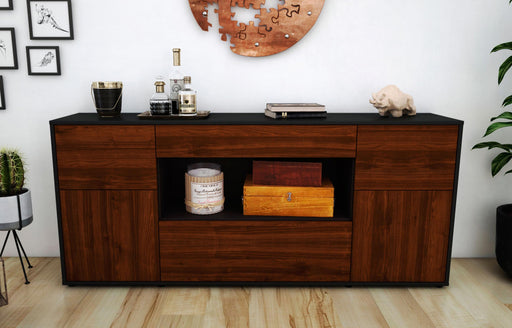 Sideboard Fabiola, Walnuss (180x79x35cm)