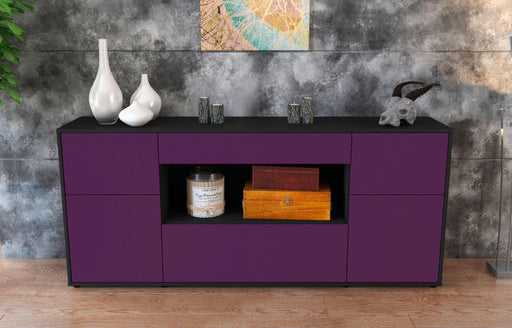 Sideboard Fabiola, Lila (180x79x35cm)