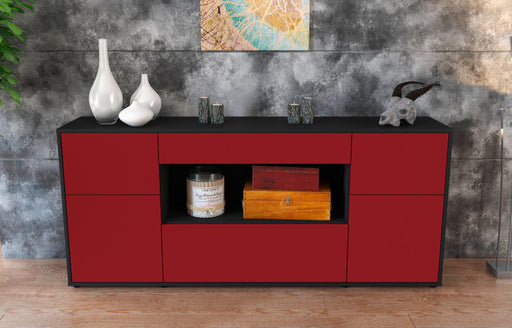 Sideboard Fabiola, Bordeaux (180x79x35cm)