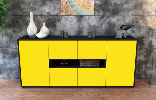 Sideboard Farina, Gelb (180x79x35cm)