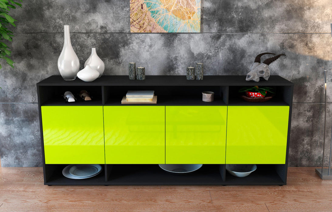 Sideboard Felia, Grün (180x79x35cm)