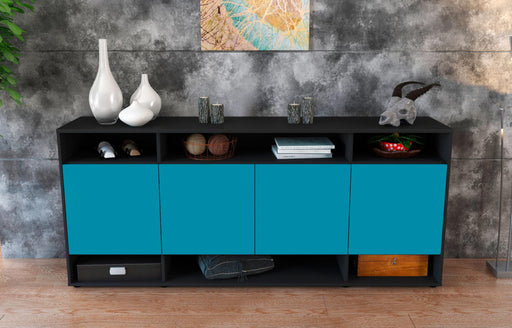 Sideboard Felia, Türkis (180x79x35cm)