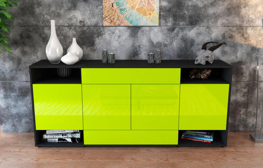 Sideboard Felicia, Grün (180x79x35cm)