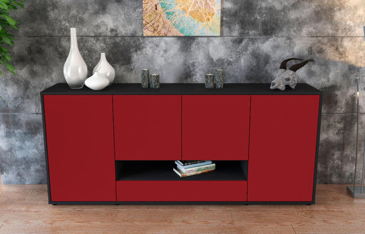 Sideboard Felicitas, Bordeaux (180x79x35cm)