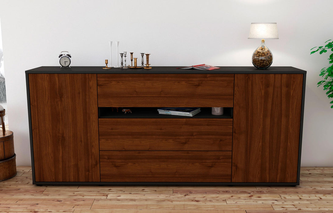 Sideboard Fernanda, Walnuss (180x79x35cm)