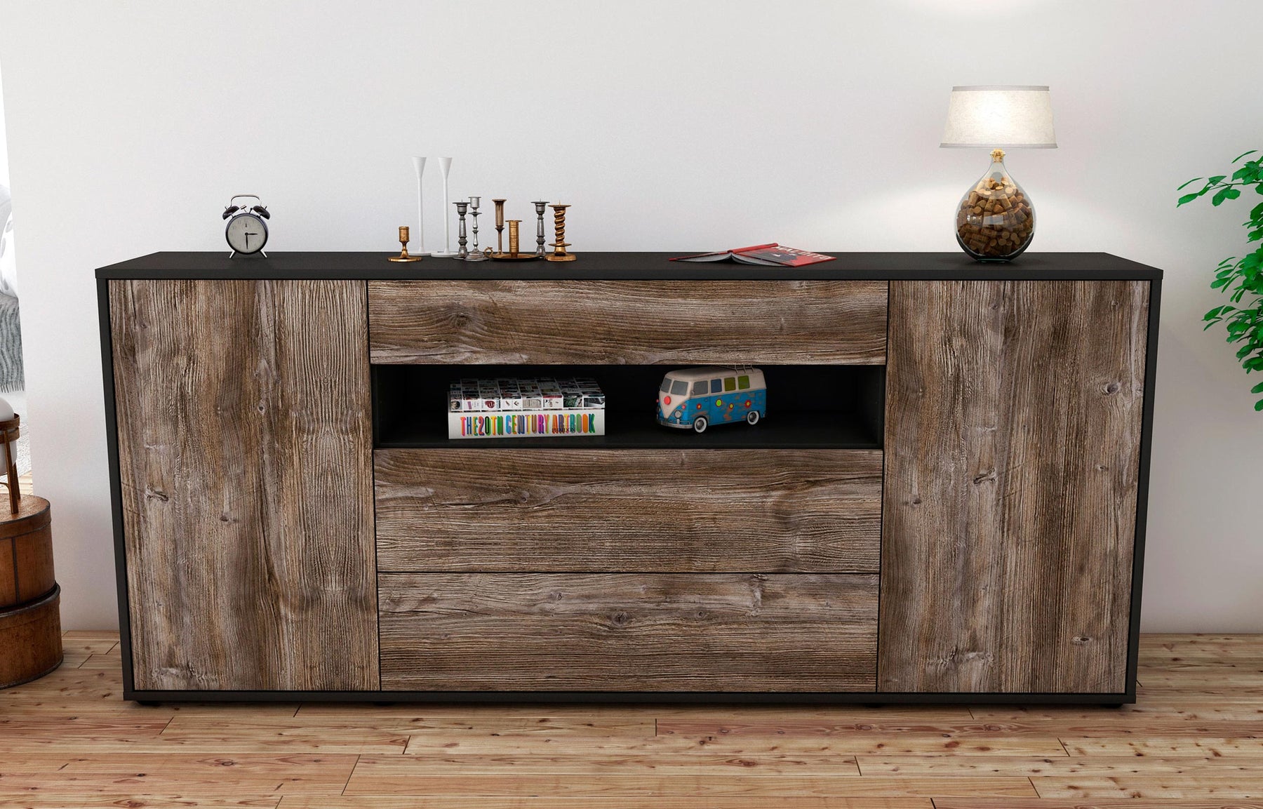 Sideboard Filippa, Treibholz (180x79x35cm)