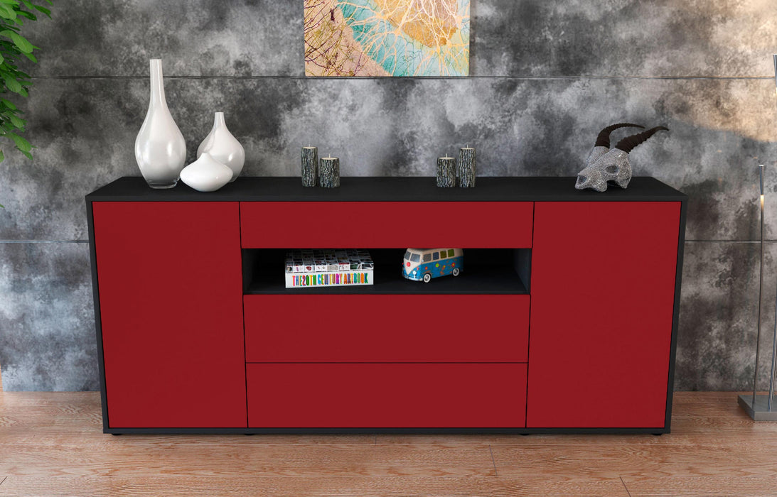 Sideboard Filippa, Bordeaux (180x79x35cm)