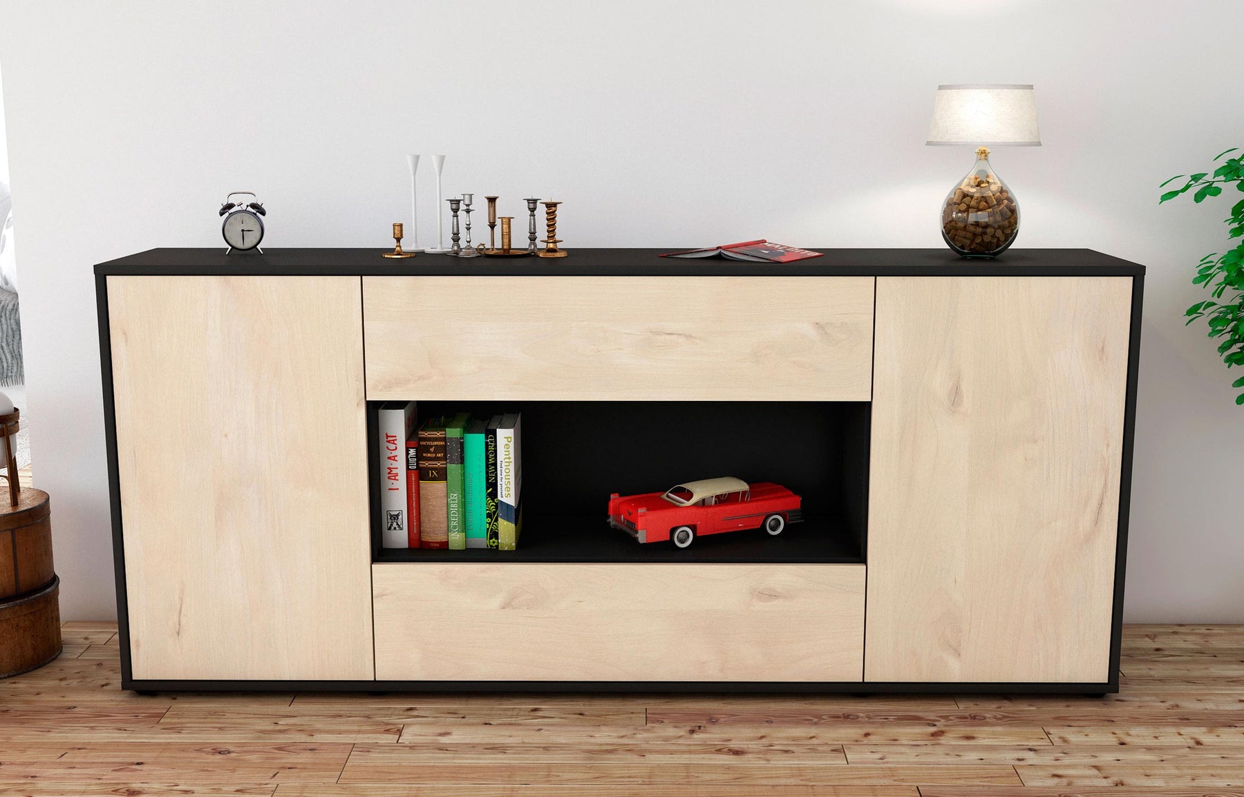 Sideboard Filomena, Zeder (180x79x35cm)