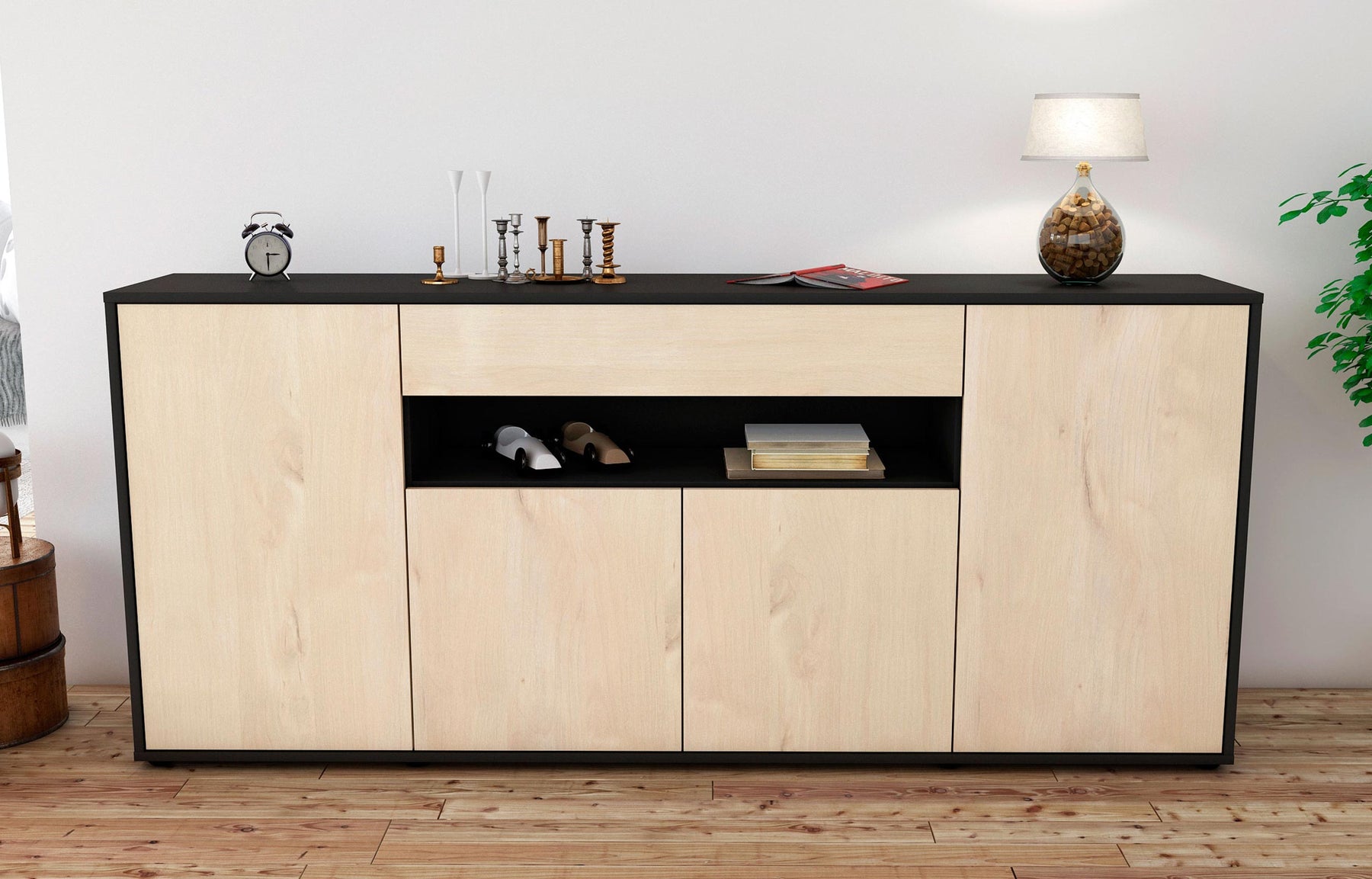 Sideboard Fiorella, Zeder (180x79x35cm)