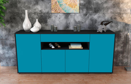 Sideboard Fiorella, Türkis (180x79x35cm)