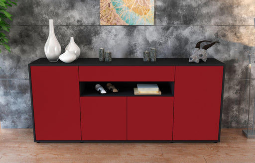 Sideboard Fiorella, Bordeaux (180x79x35cm)