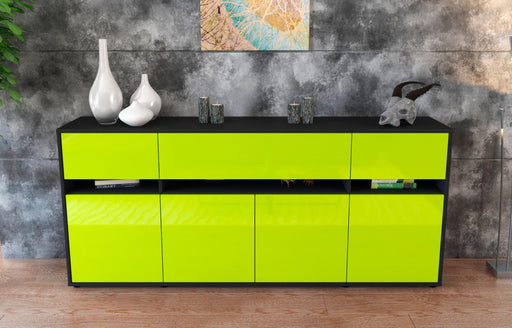 Sideboard Flora, Grün (180x79x35cm)