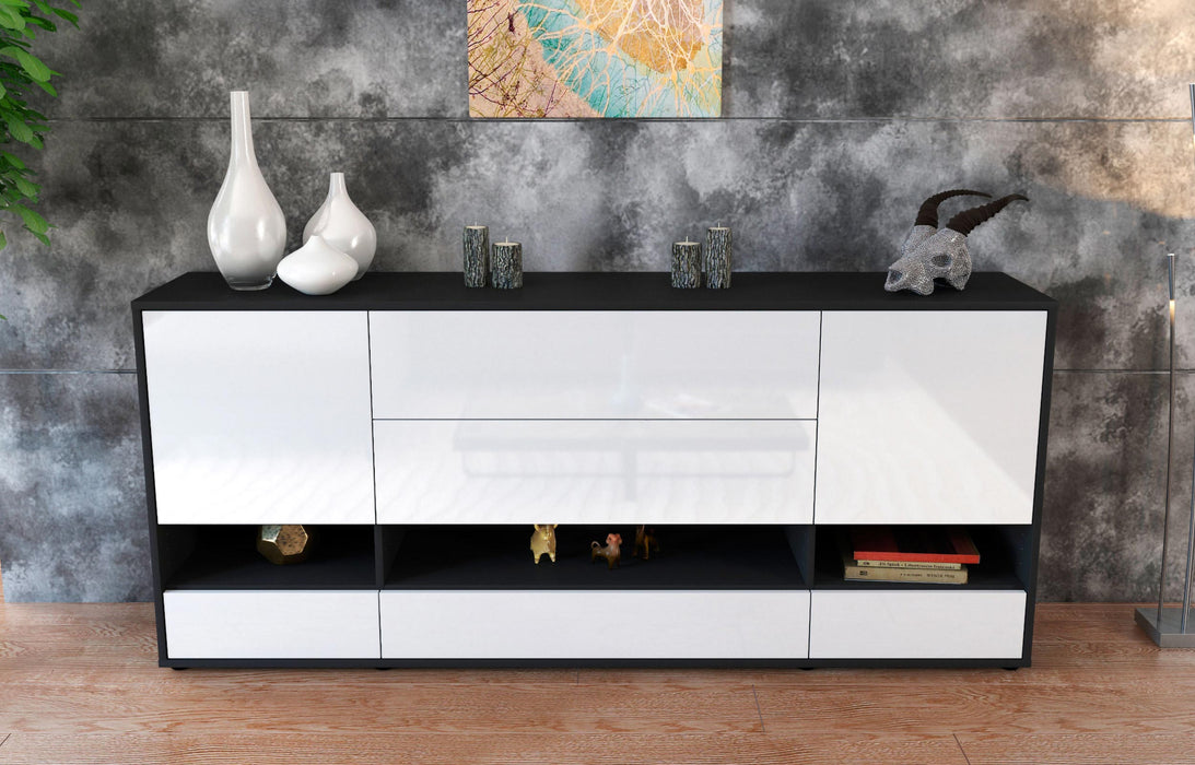 Sideboard Florentina, Weiß (180x79x35cm)