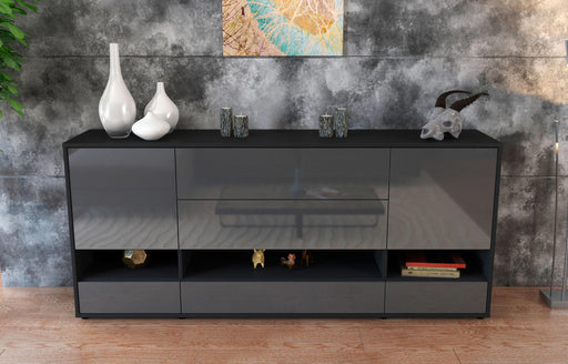 Sideboard Florentina, Grau (180x79x35cm)