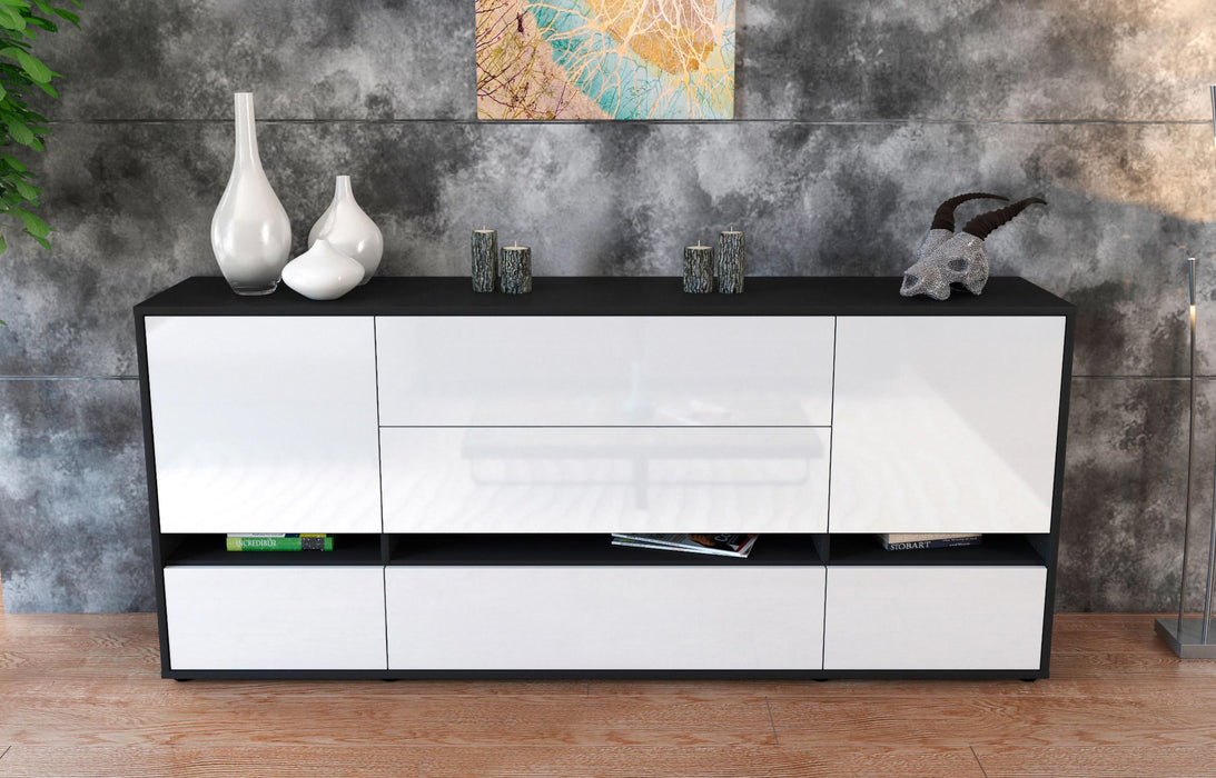 Sideboard Floriana, Weiß (180x79x35cm)