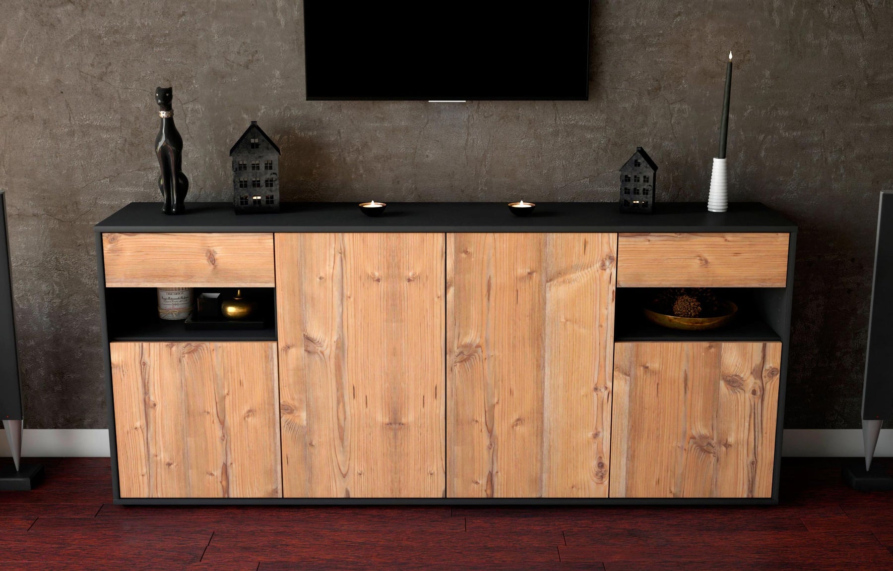 Sideboard Franca, Pinie (180x79x35cm)