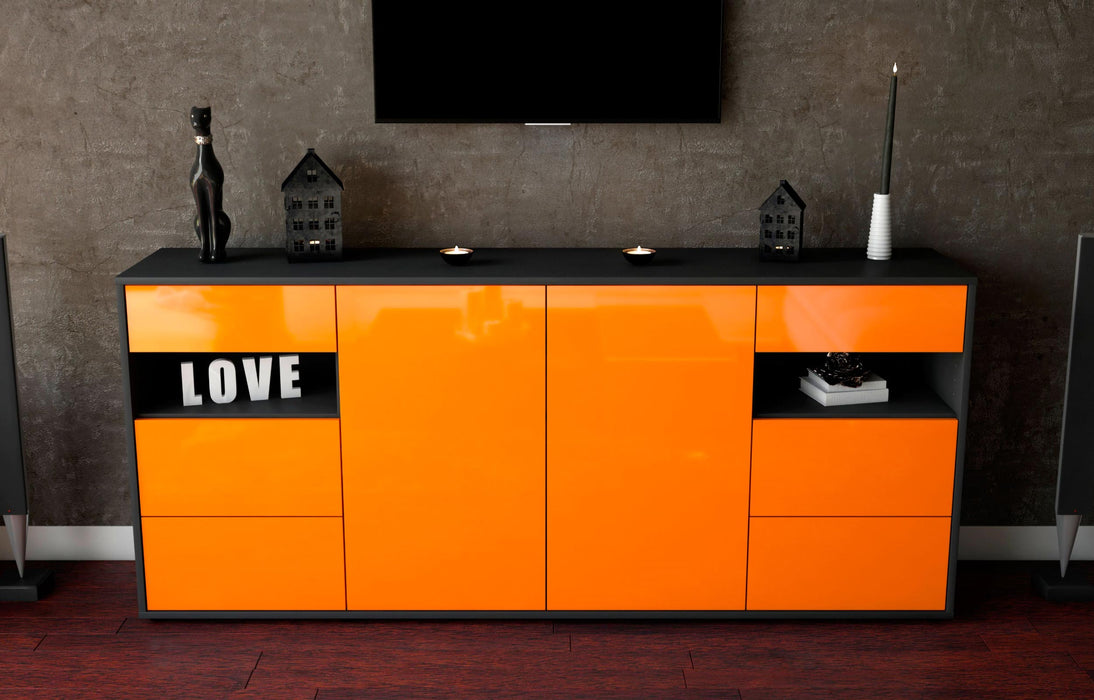 Sideboard Francesca, Orange (180x79x35cm)