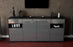 Sideboard Francesca, Grau (180x79x35cm)