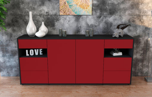 Sideboard Francesca, Bordeaux (180x79x35cm)