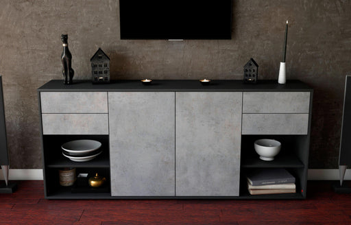 Sideboard Franka, Beton (180x79x35cm)